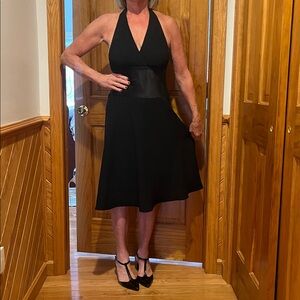 Jones New York Elegant Black Halter Dress